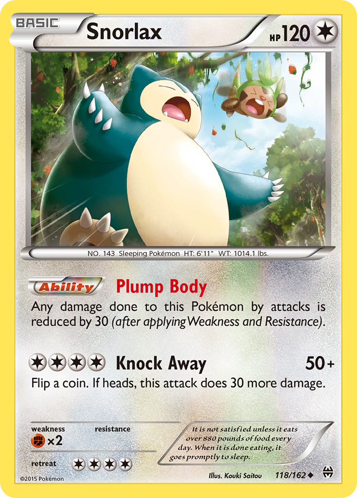 Snorlax (118/162) [XY: BREAKthrough] | Gamers Paradise