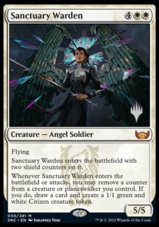 Sanctuary Warden (Promo Pack) [Streets of New Capenna Promos] | Gamers Paradise