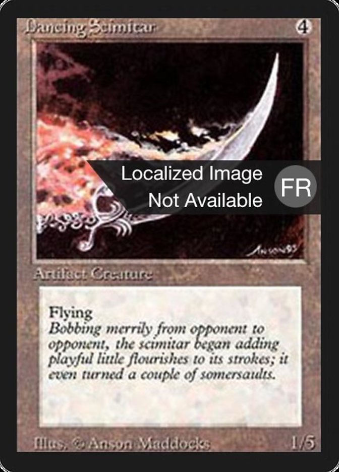 Dancing Scimitar [Foreign Black Border] | Gamers Paradise