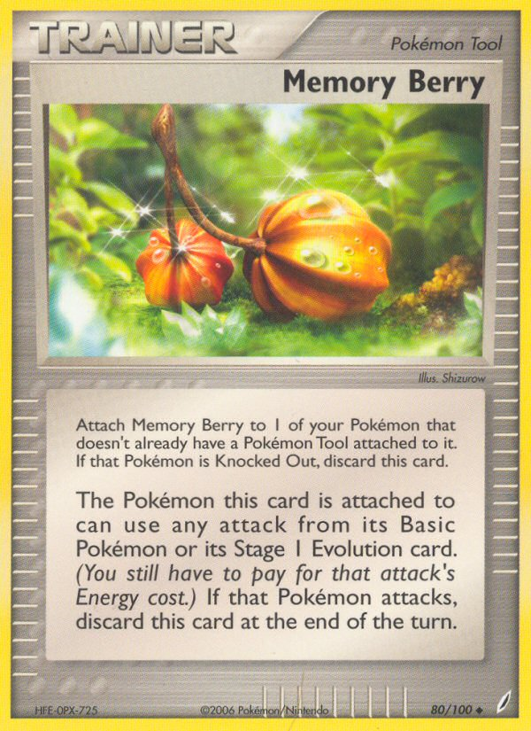 Memory Berry (80/100) [EX: Crystal Guardians] | Gamers Paradise