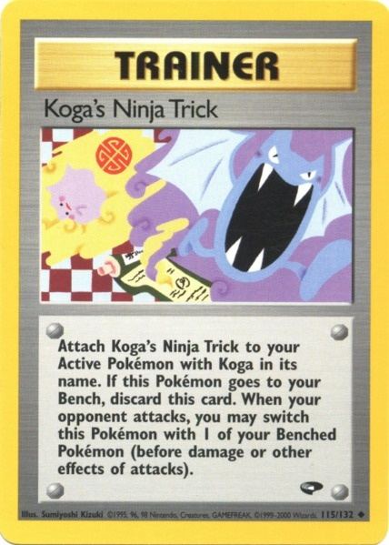 Koga's Ninja Trick (115/132) [Gym Challenge Unlimited] | Gamers Paradise