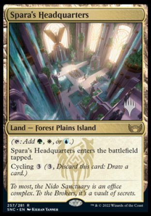 Spara's Headquarters (Promo Pack) [Streets of New Capenna Promos] | Gamers Paradise