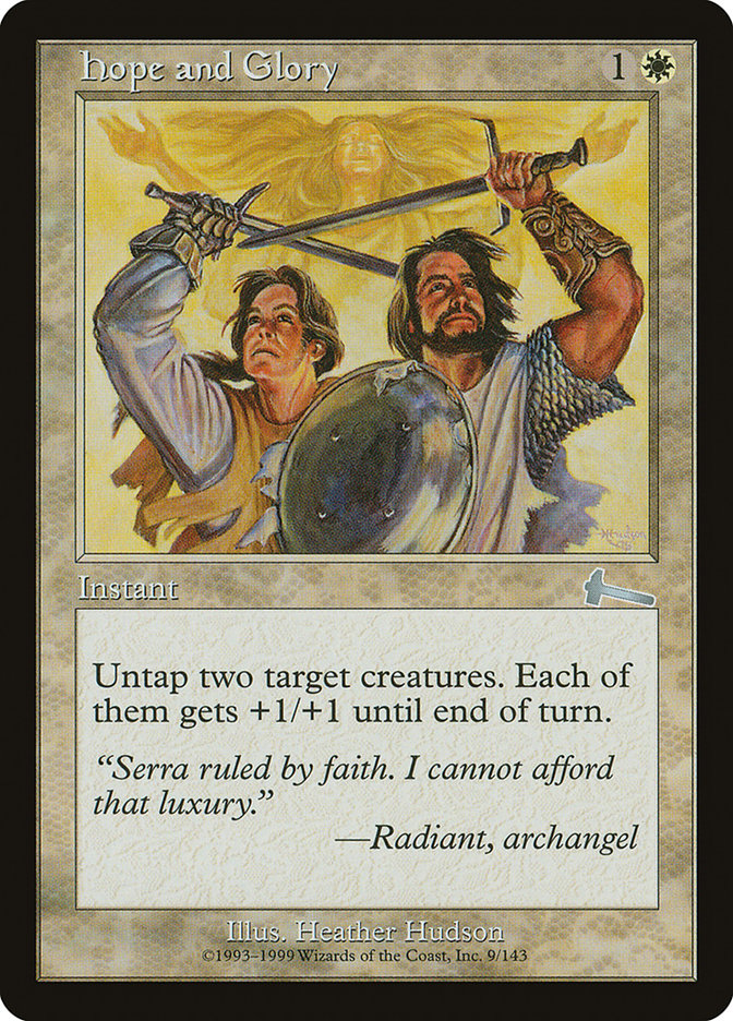 Hope and Glory [Urza's Legacy] | Gamers Paradise