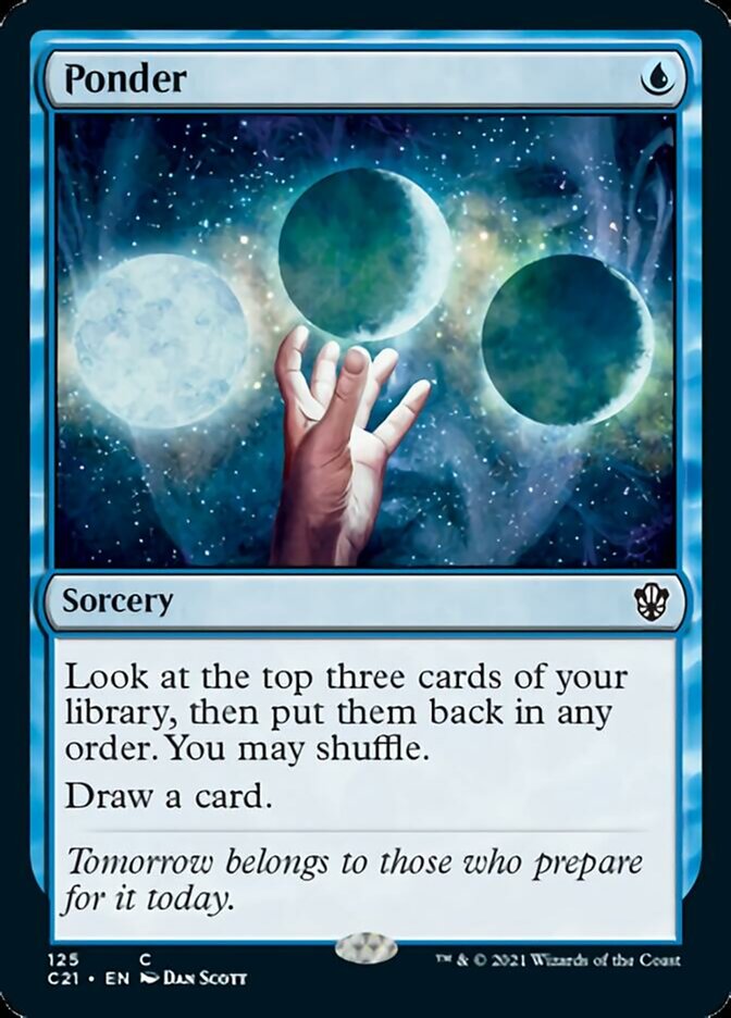 Ponder [Commander 2021] | Gamers Paradise