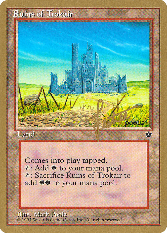Ruins of Trokair (Bertrand Lestree) [Pro Tour Collector Set] | Gamers Paradise