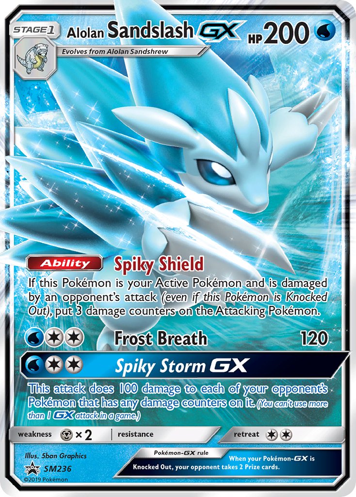 Alolan Sandslash GX (SM236) [Sun & Moon: Black Star Promos] | Gamers Paradise