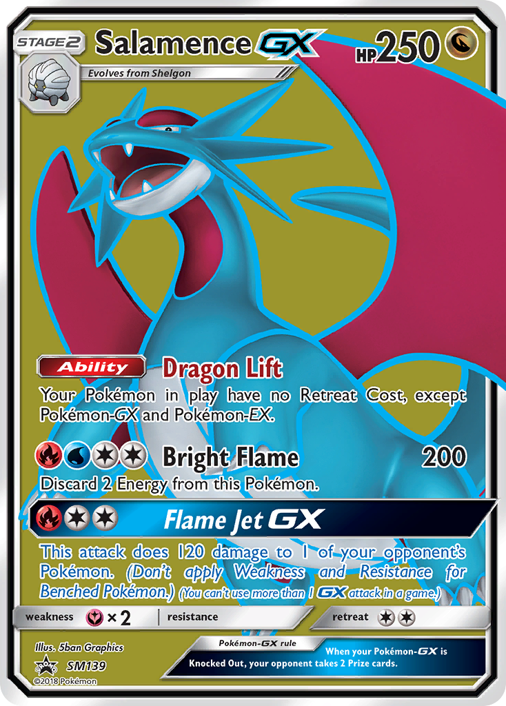 Salamence GX (SM139) [Sun & Moon: Black Star Promos] | Gamers Paradise