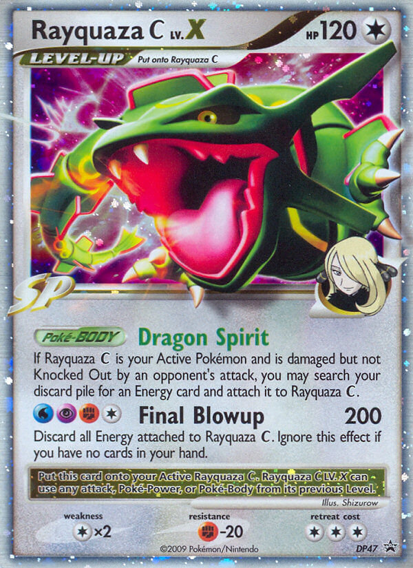 Rayquaza C LV.X (DP47) [Diamond & Pearl: Black Star Promos] | Gamers Paradise