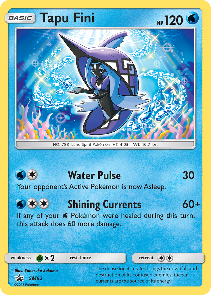 Tapu Fini (SM92) [Sun & Moon: Black Star Promos] | Gamers Paradise