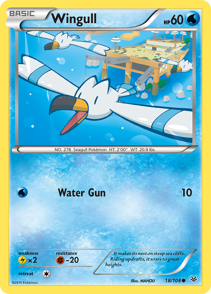 Wingull (18/108) [XY: Roaring Skies] | Gamers Paradise