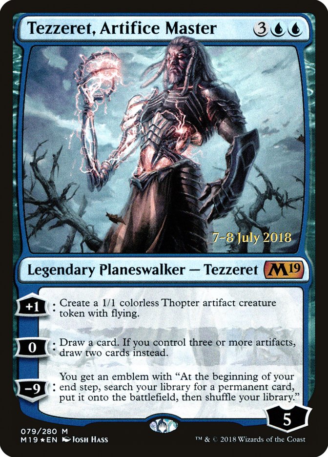 Tezzeret, Artifice Master [Core Set 2019 Prerelease Promos] | Gamers Paradise