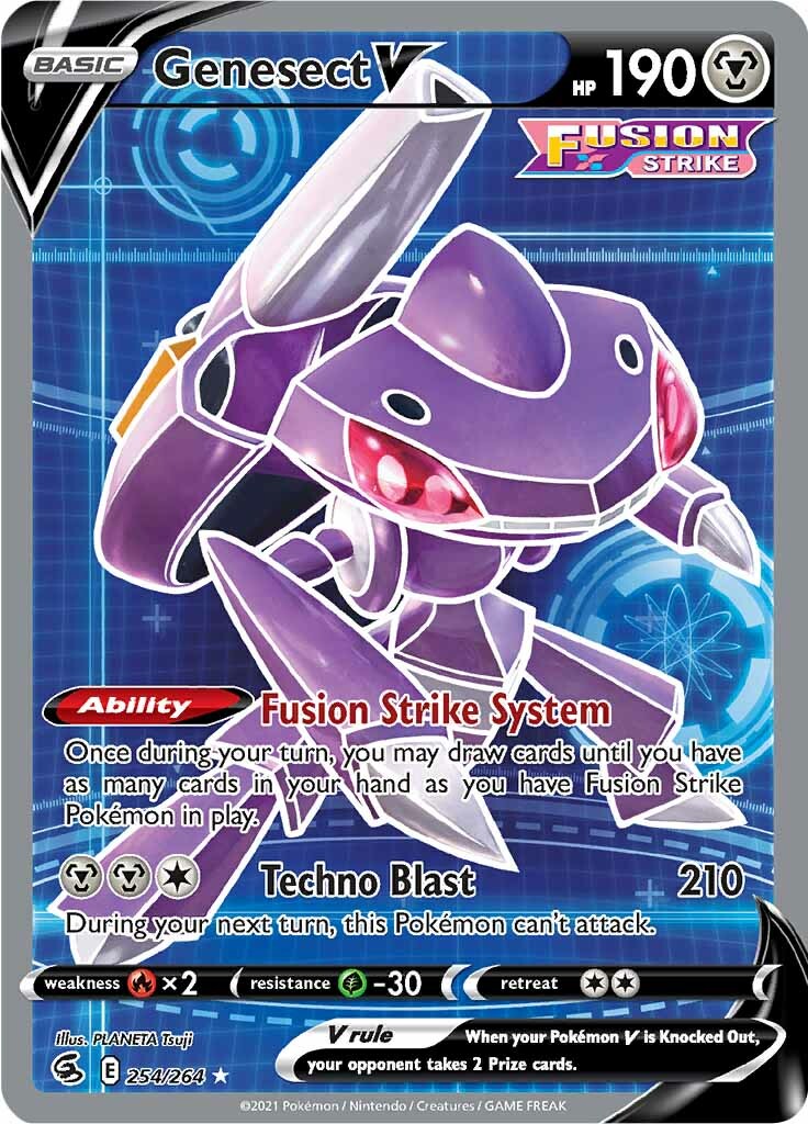 Genesect V (254/264) [Sword & Shield: Fusion Strike] | Gamers Paradise