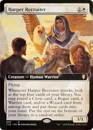 Harper Recruiter (Extended Art) [Commander Legends: Battle for Baldur's Gate] | Gamers Paradise