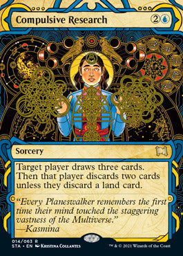 Compulsive Research (Foil Etched) [Strixhaven: School of Mages Mystical Archive] | Gamers Paradise