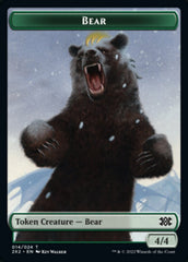 Bear // Phyrexian Golem Double-Sided Token [Double Masters 2022 Tokens] | Gamers Paradise