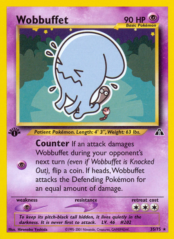 Wobbuffet (35/75) [Neo Discovery 1st Edition] | Gamers Paradise