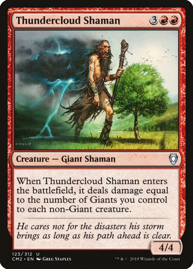 Thundercloud Shaman [Commander Anthology Volume II] | Gamers Paradise