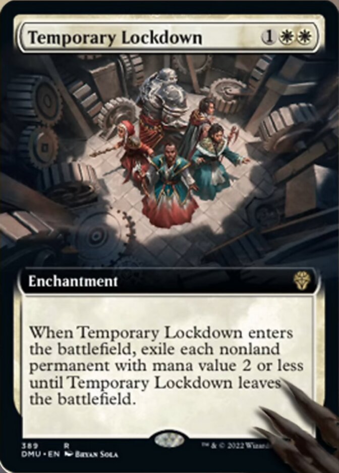 Temporary Lockdown (Extended Art) [Dominaria United] | Gamers Paradise