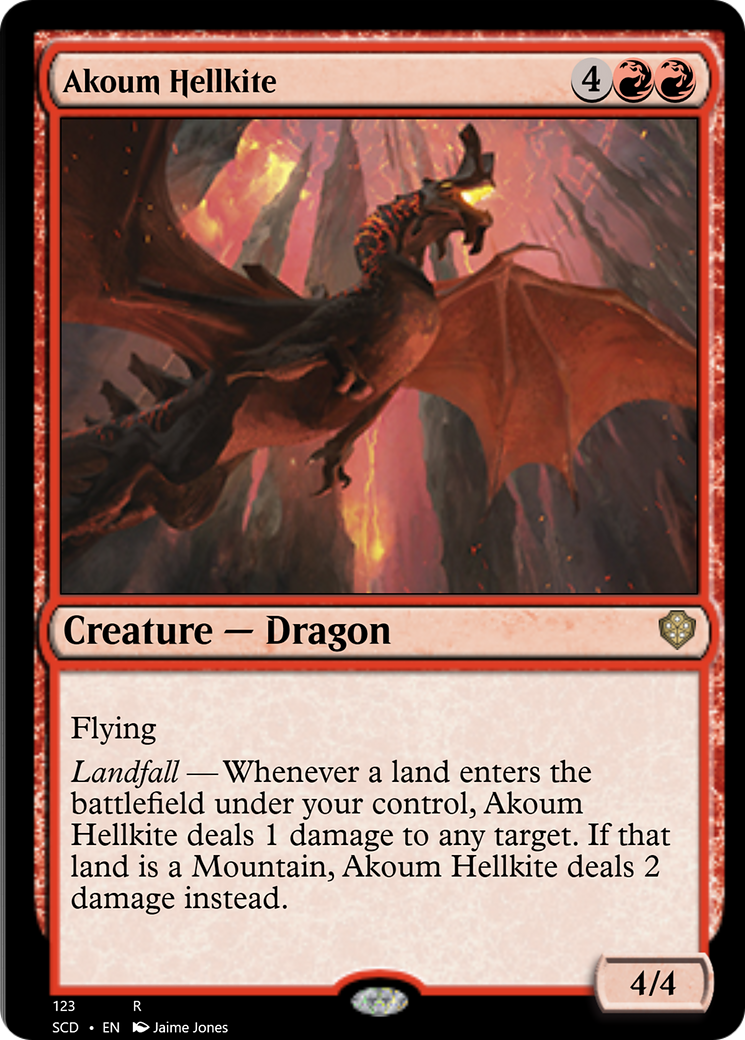 Akoum Hellkite [Starter Commander Decks] | Gamers Paradise