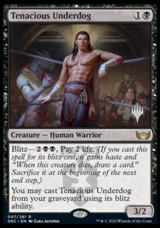Tenacious Underdog (Promo Pack) [Streets of New Capenna Promos] | Gamers Paradise