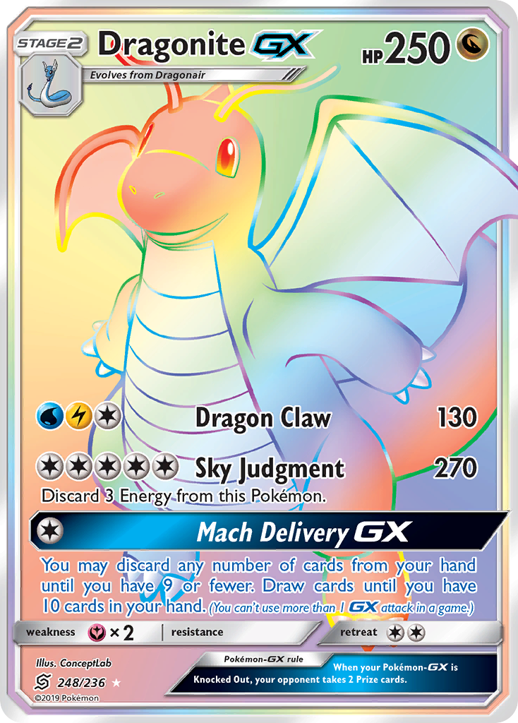 Dragonite GX (248/236) [Sun & Moon: Unified Minds] | Gamers Paradise