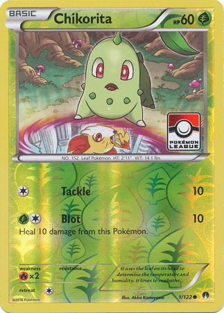 Chikorita (1/122) (League Promo) [XY: BREAKpoint] | Gamers Paradise