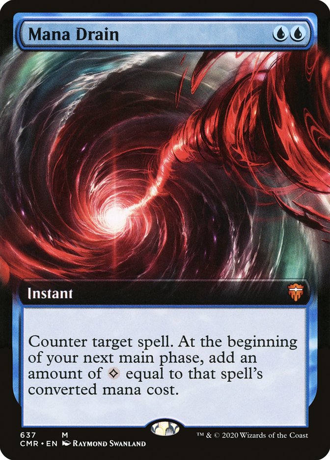 Mana Drain (Extended Art) [Commander Legends] | Gamers Paradise