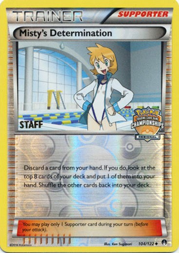 Misty's Determination (104/122) (Regional Championship Promo Staff) [XY: BREAKpoint] | Gamers Paradise