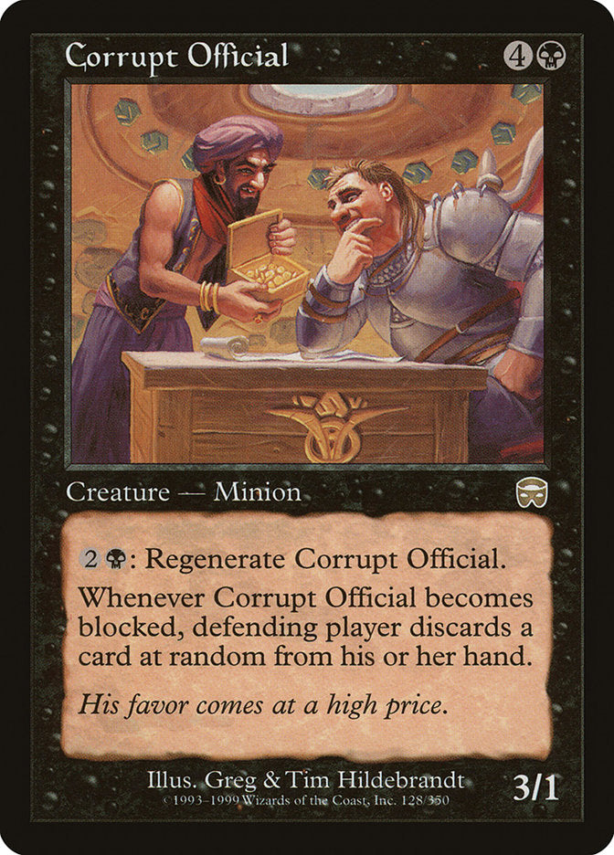 Corrupt Official [Mercadian Masques] | Gamers Paradise