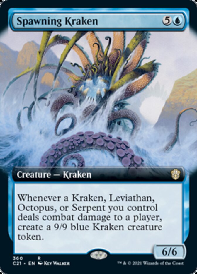 Spawning Kraken (Extended Art) [Commander 2021] | Gamers Paradise