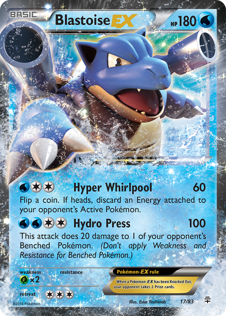 Blastoise EX (17/83) [XY: Generations] | Gamers Paradise