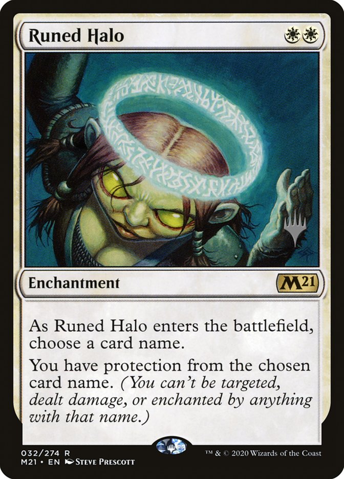 Runed Halo (Promo Pack) [Core Set 2021 Promos] | Gamers Paradise