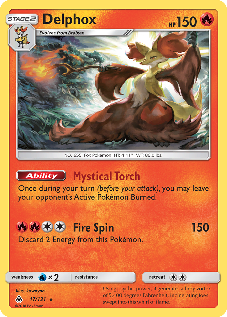 Delphox (17/131) [Sun & Moon: Forbidden Light] | Gamers Paradise