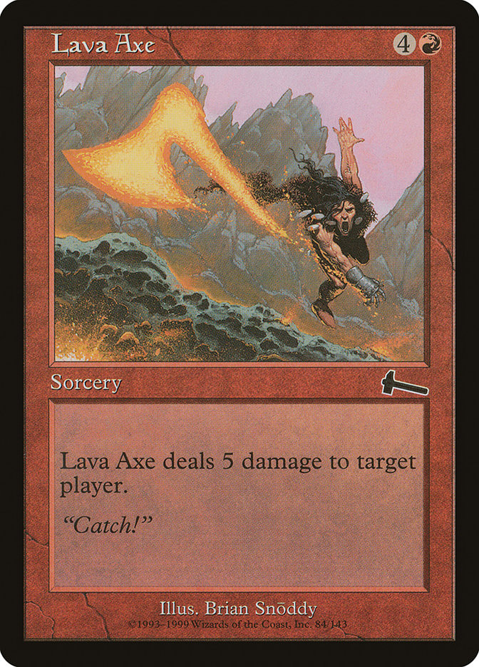 Lava Axe [Urza's Legacy] | Gamers Paradise