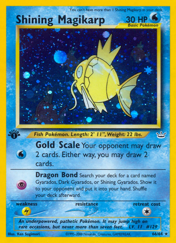 Shining Magikarp (66/64) [Neo Revelation 1st Edition] | Gamers Paradise