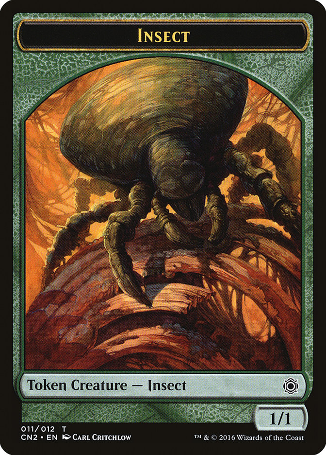 Insect Token [Conspiracy: Take the Crown Tokens] | Gamers Paradise