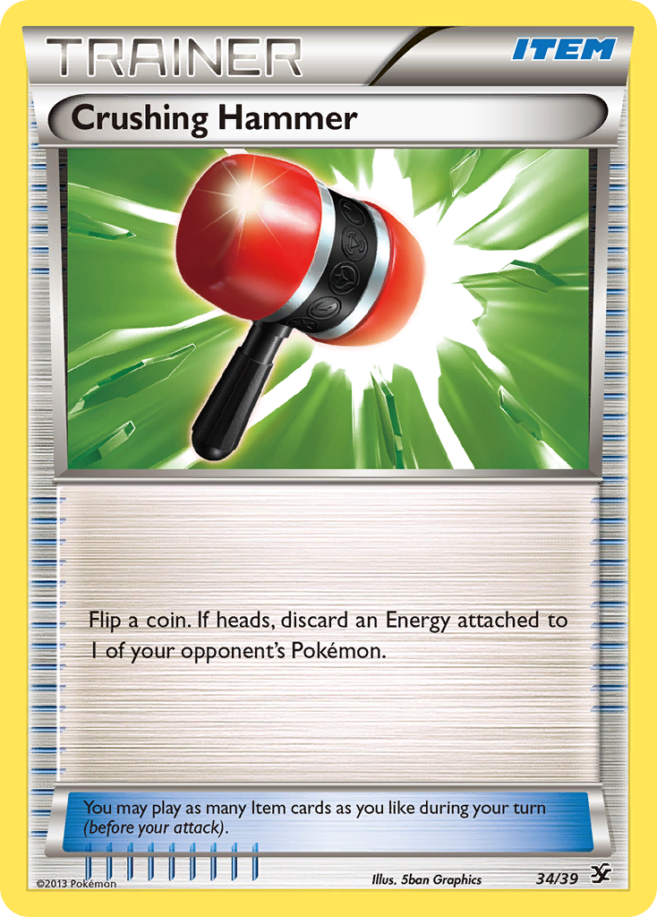 Crushing Hammer (34/39) [XY: Kalos Starter Set] | Gamers Paradise