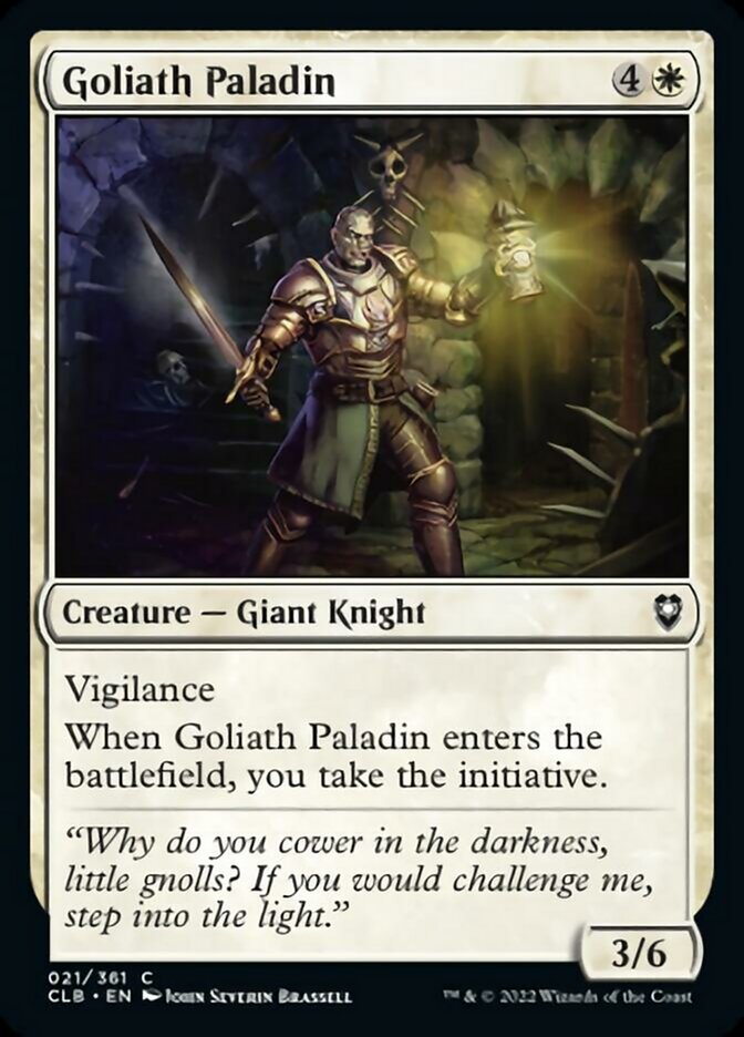 Goliath Paladin [Commander Legends: Battle for Baldur's Gate] | Gamers Paradise