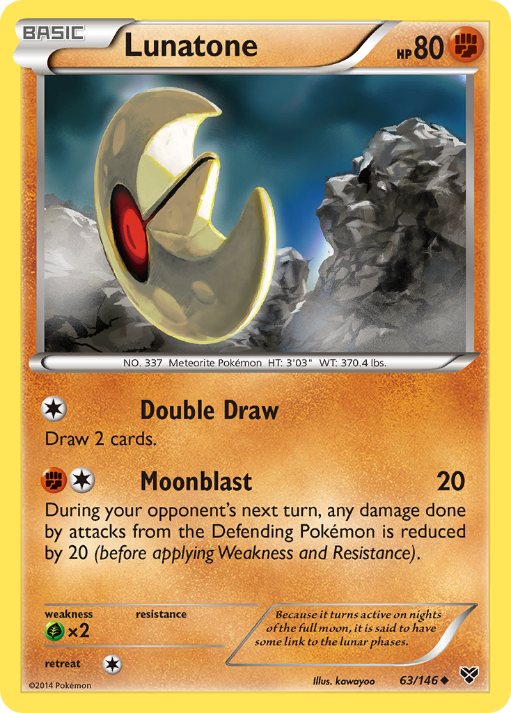 Lunatone (63/146) [XY: Base Set] | Gamers Paradise