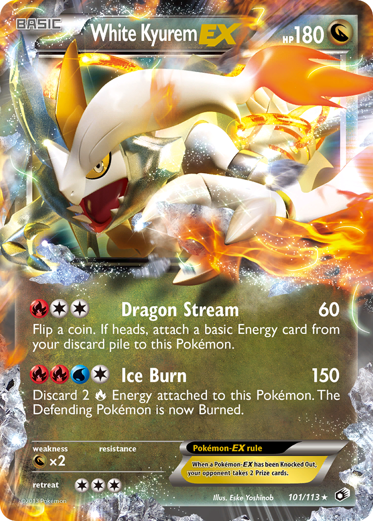 White Kyurem EX (101/113) [Black & White: Legendary Treasures] | Gamers Paradise