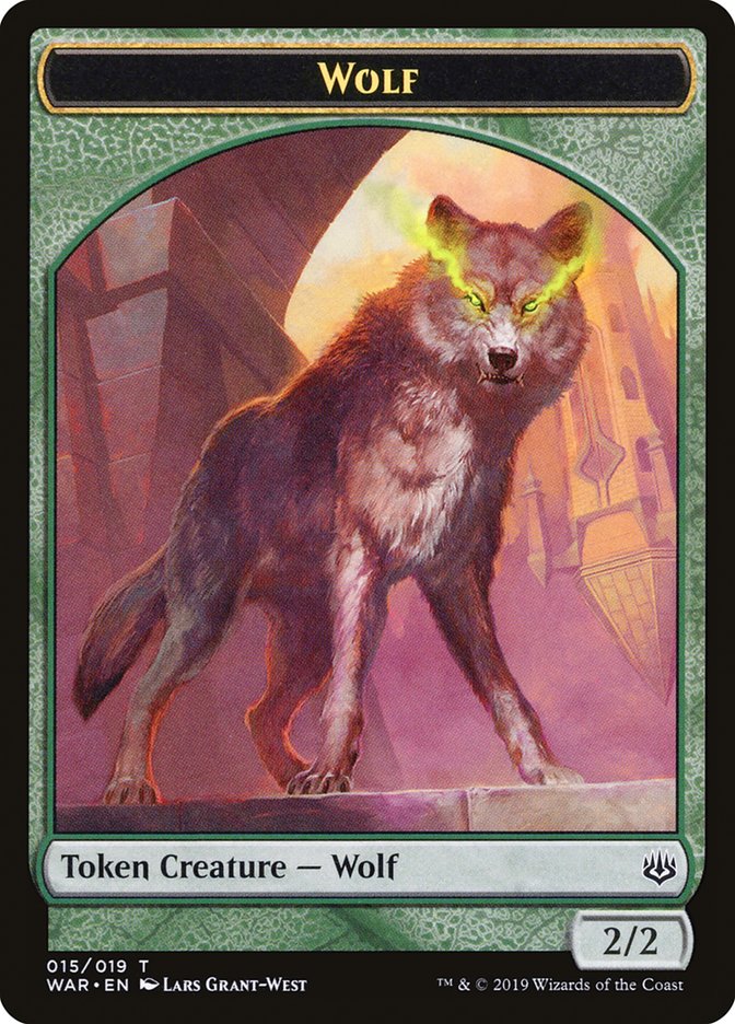 Wolf Token [War of the Spark Tokens] | Gamers Paradise