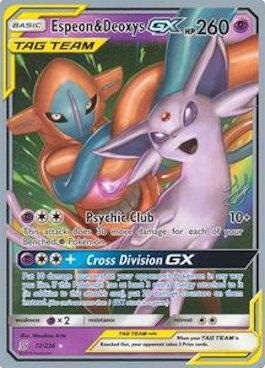 Espeon & Deoxys GX (72/236) (Perfection - Henry Brand) [World Championships 2019] | Gamers Paradise