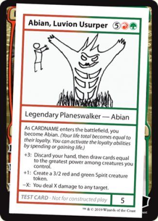 Abian, Luvion Usurper (2021 Edition) [Mystery Booster Playtest Cards] | Gamers Paradise