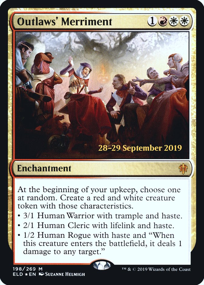 Outlaws' Merriment [Throne of Eldraine Prerelease Promos] | Gamers Paradise