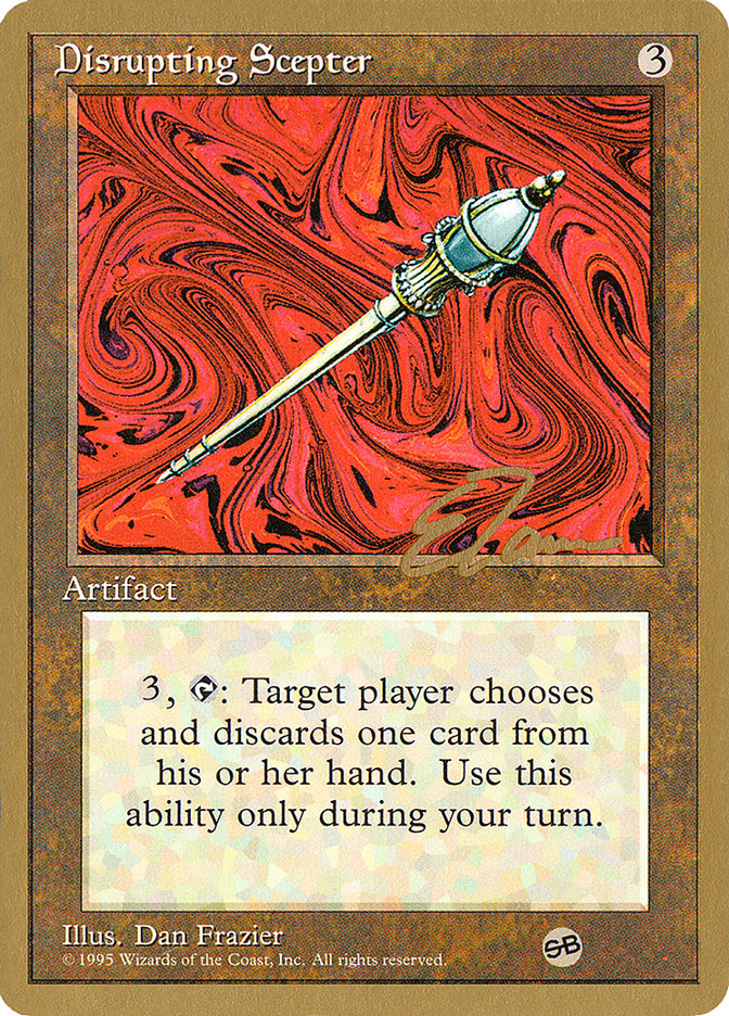 Disrupting Scepter (Eric Tam) (SB) [Pro Tour Collector Set] | Gamers Paradise