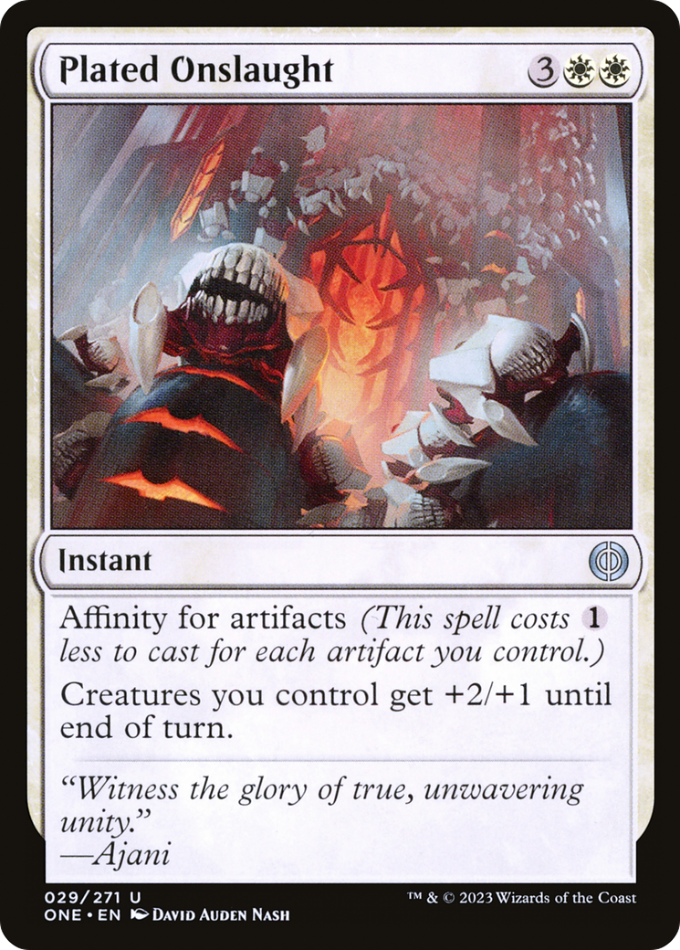 Plated Onslaught [Phyrexia: All Will Be One] | Gamers Paradise