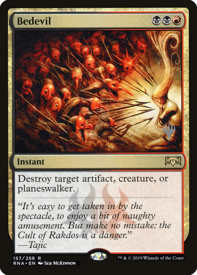 Bedevil (Promo Pack) [Ravnica Allegiance Promos] | Gamers Paradise