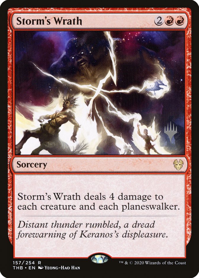 Storm's Wrath (Promo Pack) [Theros Beyond Death Promos] | Gamers Paradise