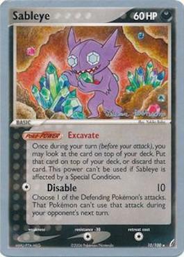 Sableye (10/100) (Intimidation - Tristan Robinson) [World Championships 2008] | Gamers Paradise