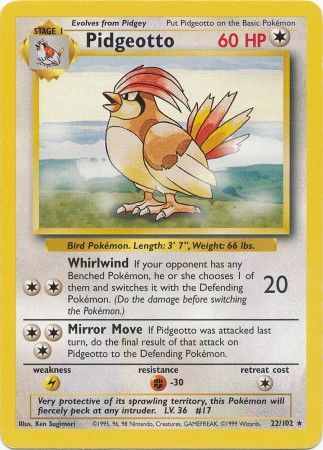 Pidgeotto (22/102) [Base Set Unlimited] | Gamers Paradise